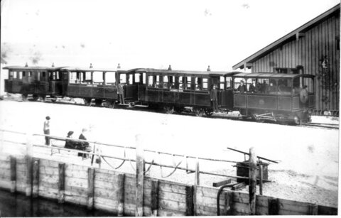 Chiemsee-Bahn um 1887